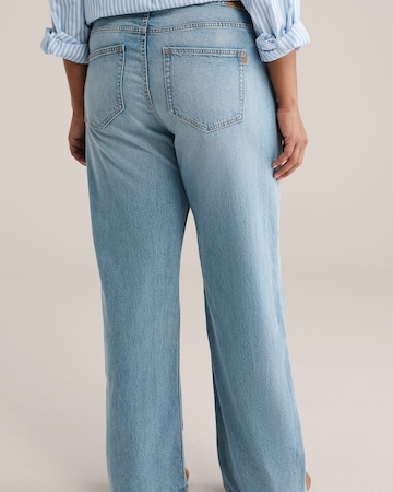 WE Fashion Широкий Джинсы в Синий