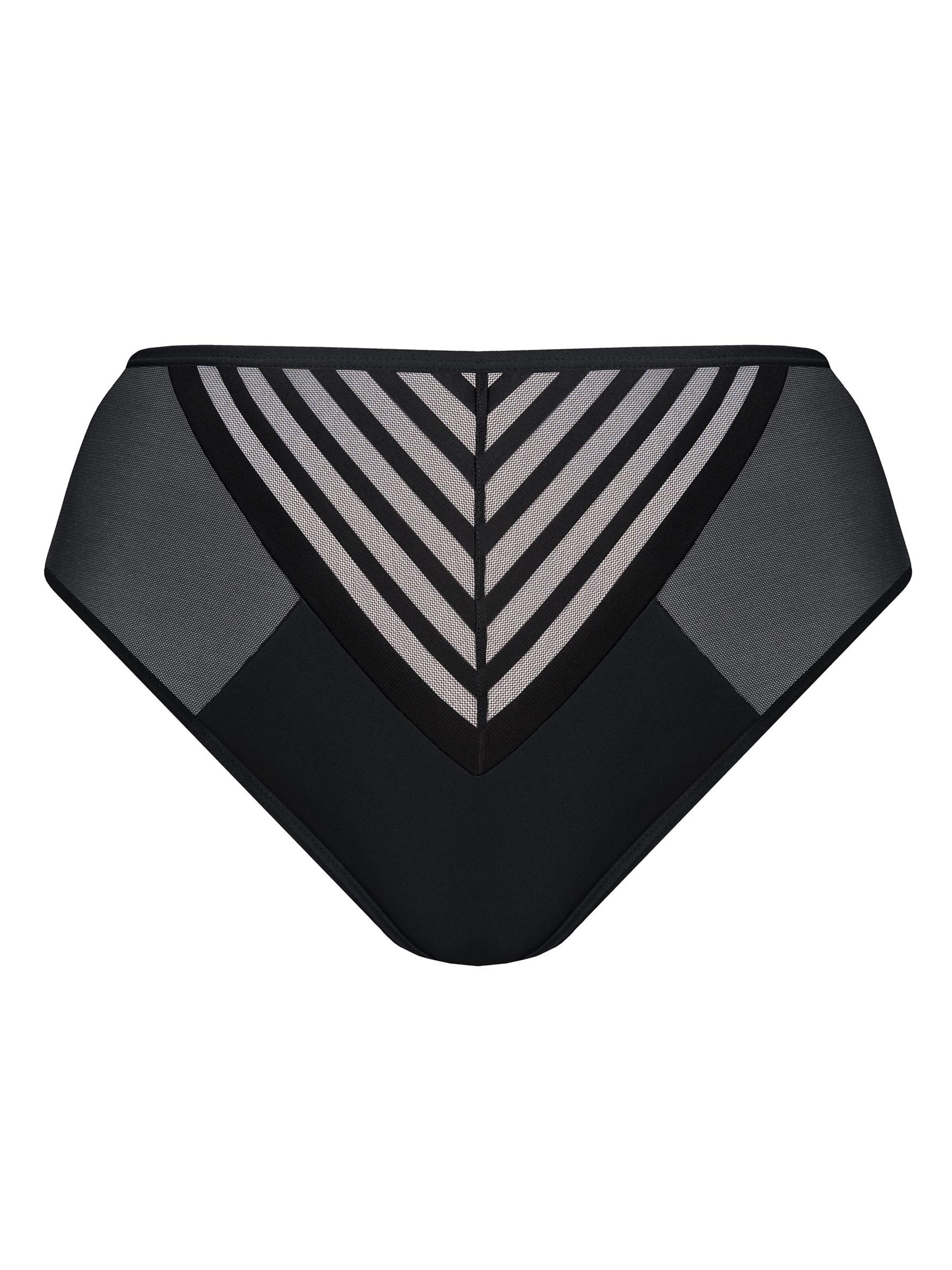 Gorsenia Slip 'K811 Yoko' in Black: front