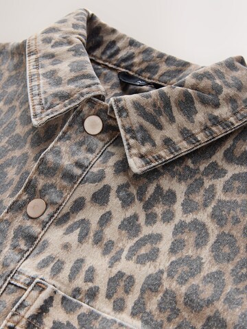 Next Skjortklänning i brun