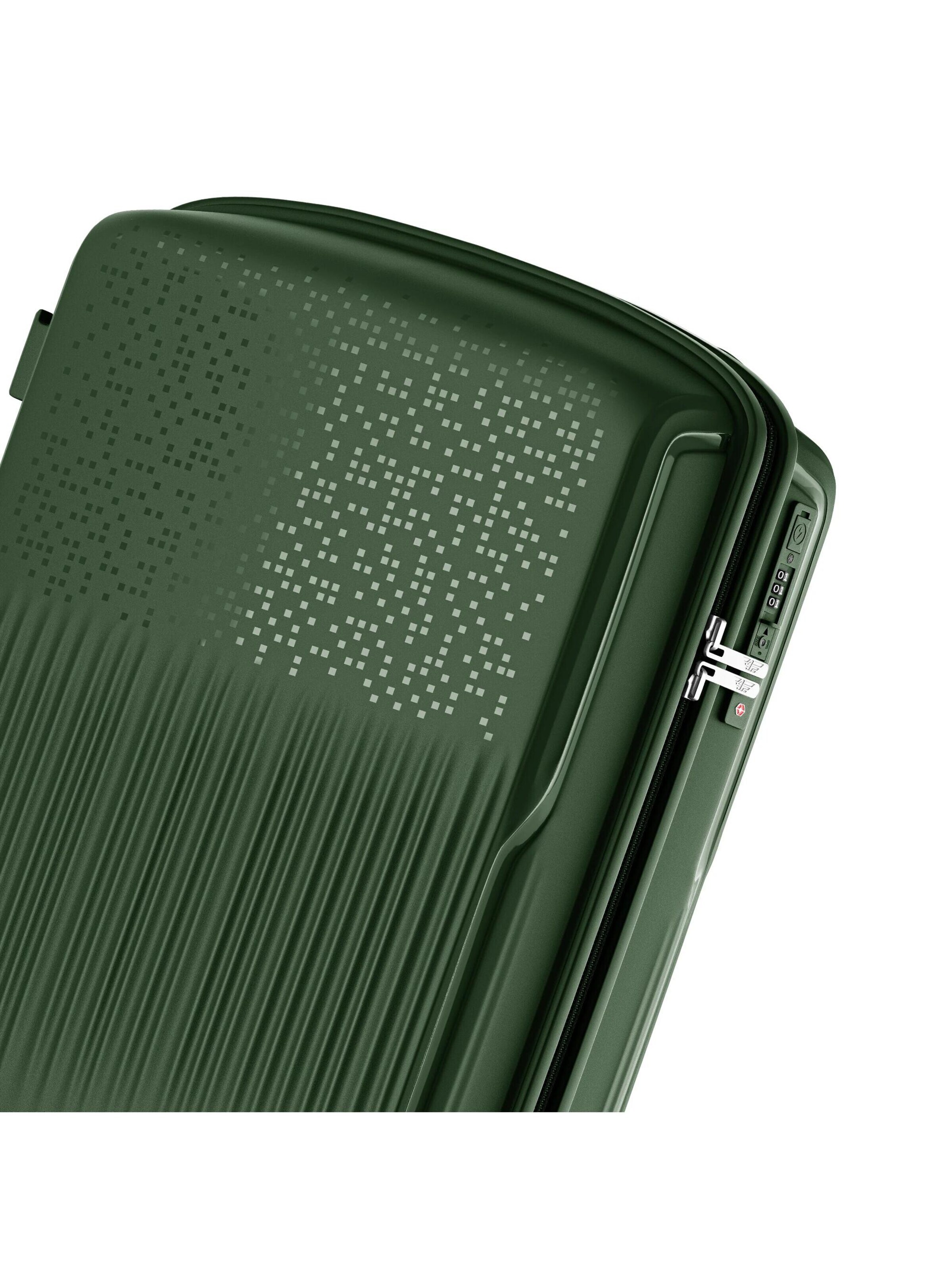 4FLY Suitcase Set 'Pixel' in Green