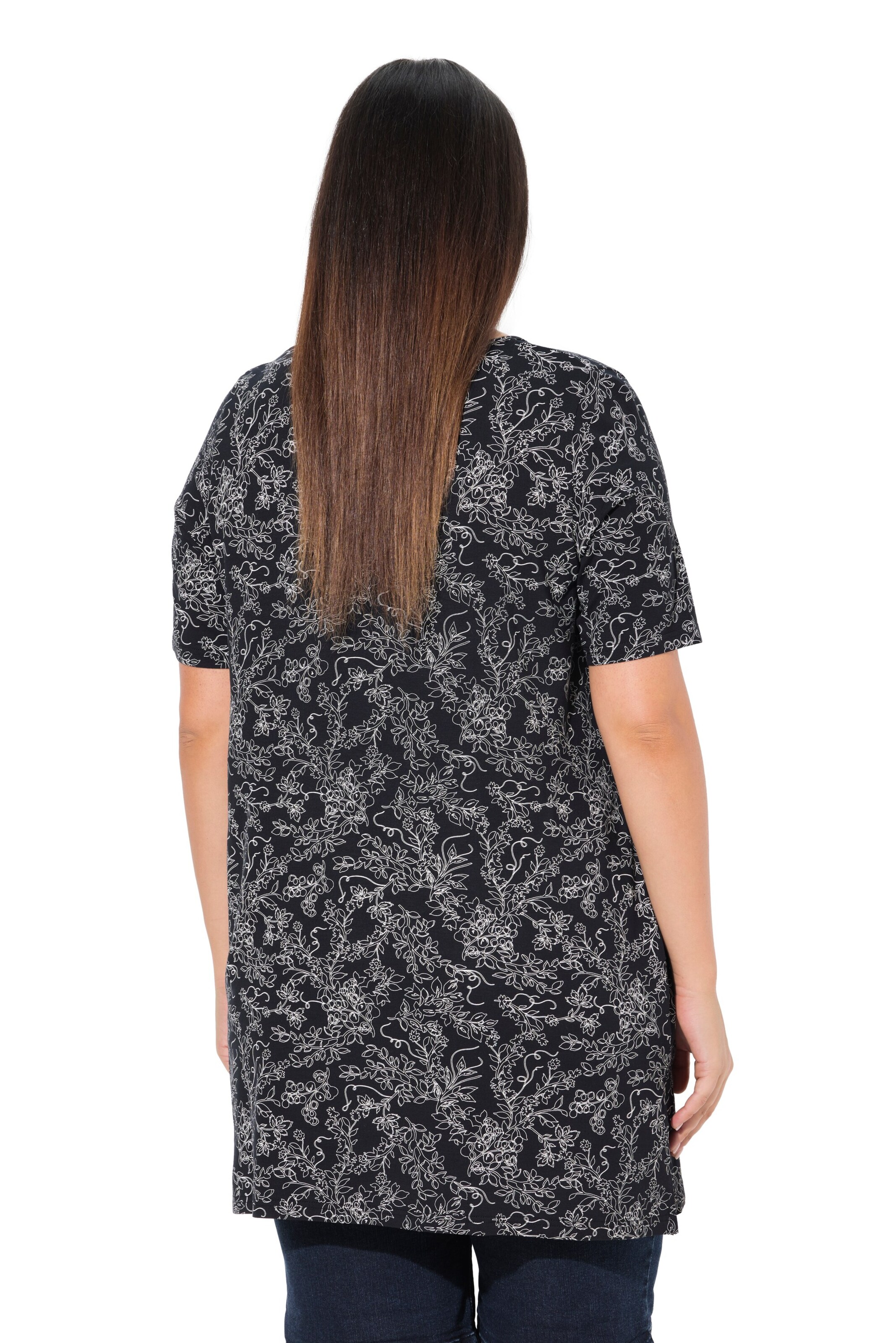 T-shirt Ulla Popken en noir