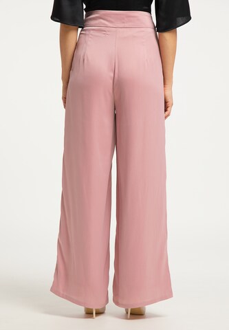 Wide Leg Pantalon usha BLACK LABEL en rose