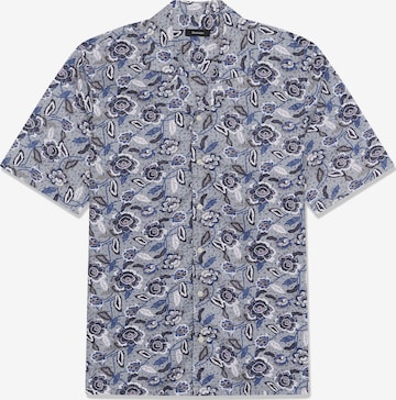 Coupe regular Chemise 'MAklampo' Matinique en bleu : devant