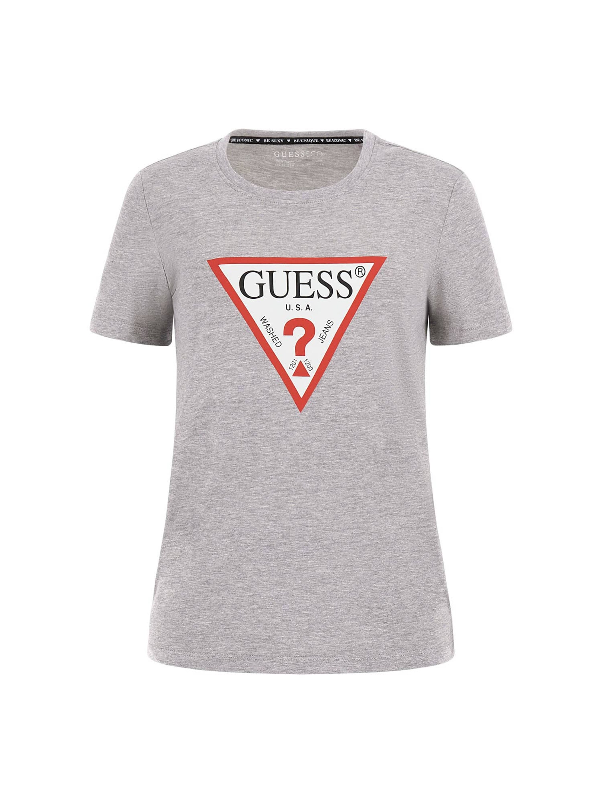 GUESS - Camisa em cinzento: frente