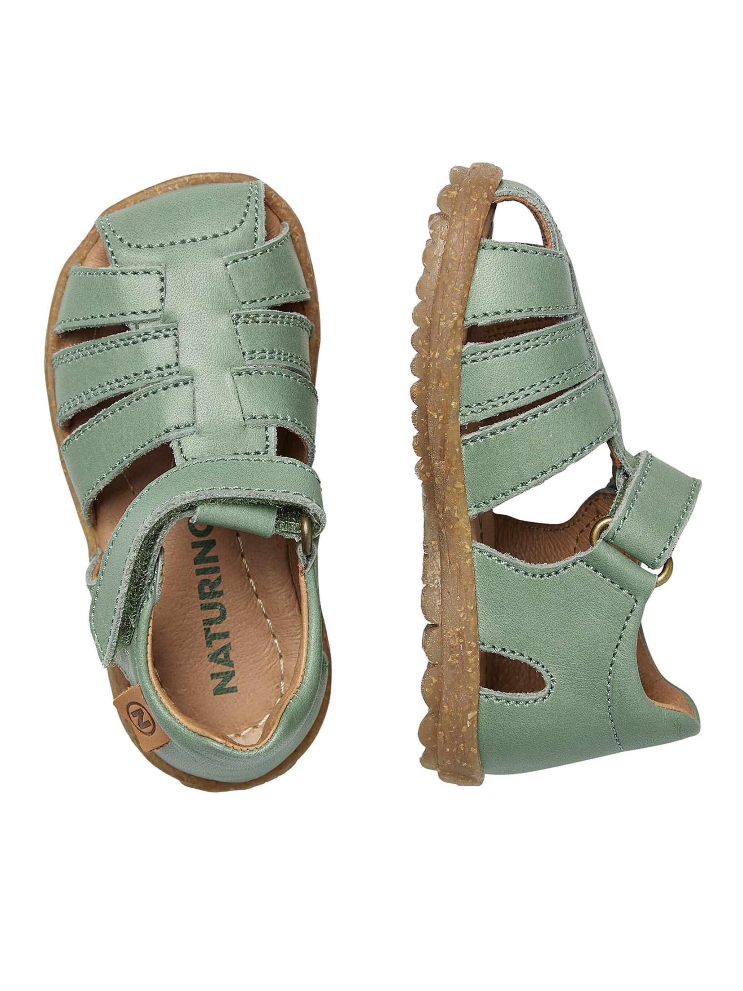 NATURINO Open schoenen 'SEE' in Groen
