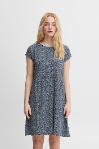 ICHI Dress 'Lisa' in Blue: front