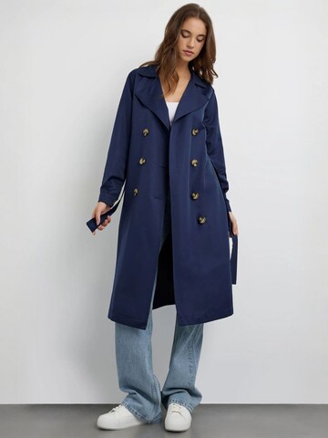 Hiccup Between-Seasons Coat in Blue: front
