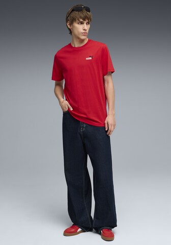 PUMA Performance Shirt 'Essentials No. 1' in Red