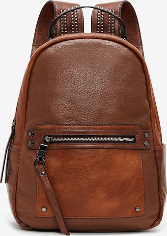 Zaino di Derimod in marrone: frontale