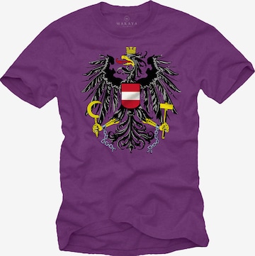 MAKAYA Shirt in Purple: front