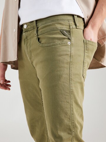 REPLAY Regular Jeans 'ANBASS' i grön