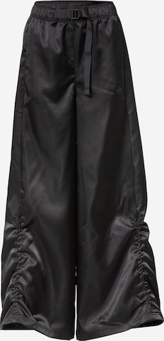ADIDAS ORIGINALS - Pierna ancha Pantalón en negro: frente