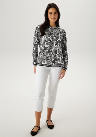 Aniston SELECTED Sweatshirt in Schwarz