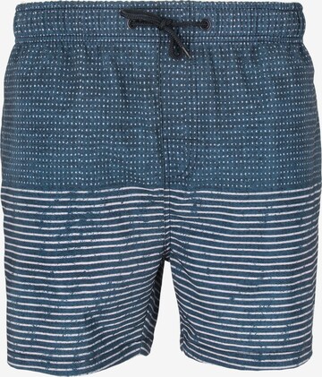 Cruz Board Shorts 'Rambo' in Blue: front