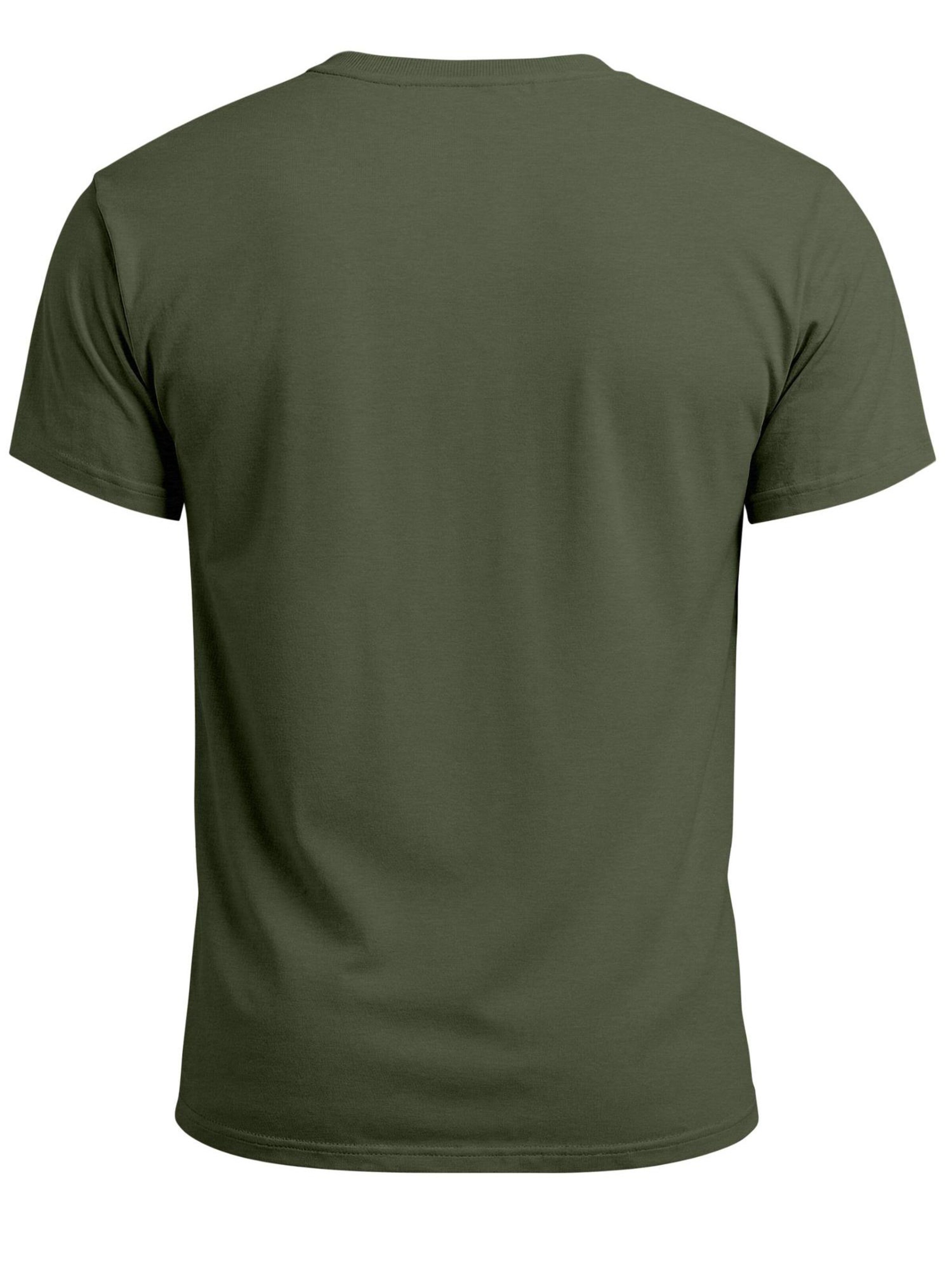 Neverless Shirt 'Wave Sun' in Green