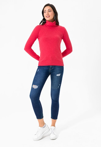 Jimmy Sanders Pullover in Rot