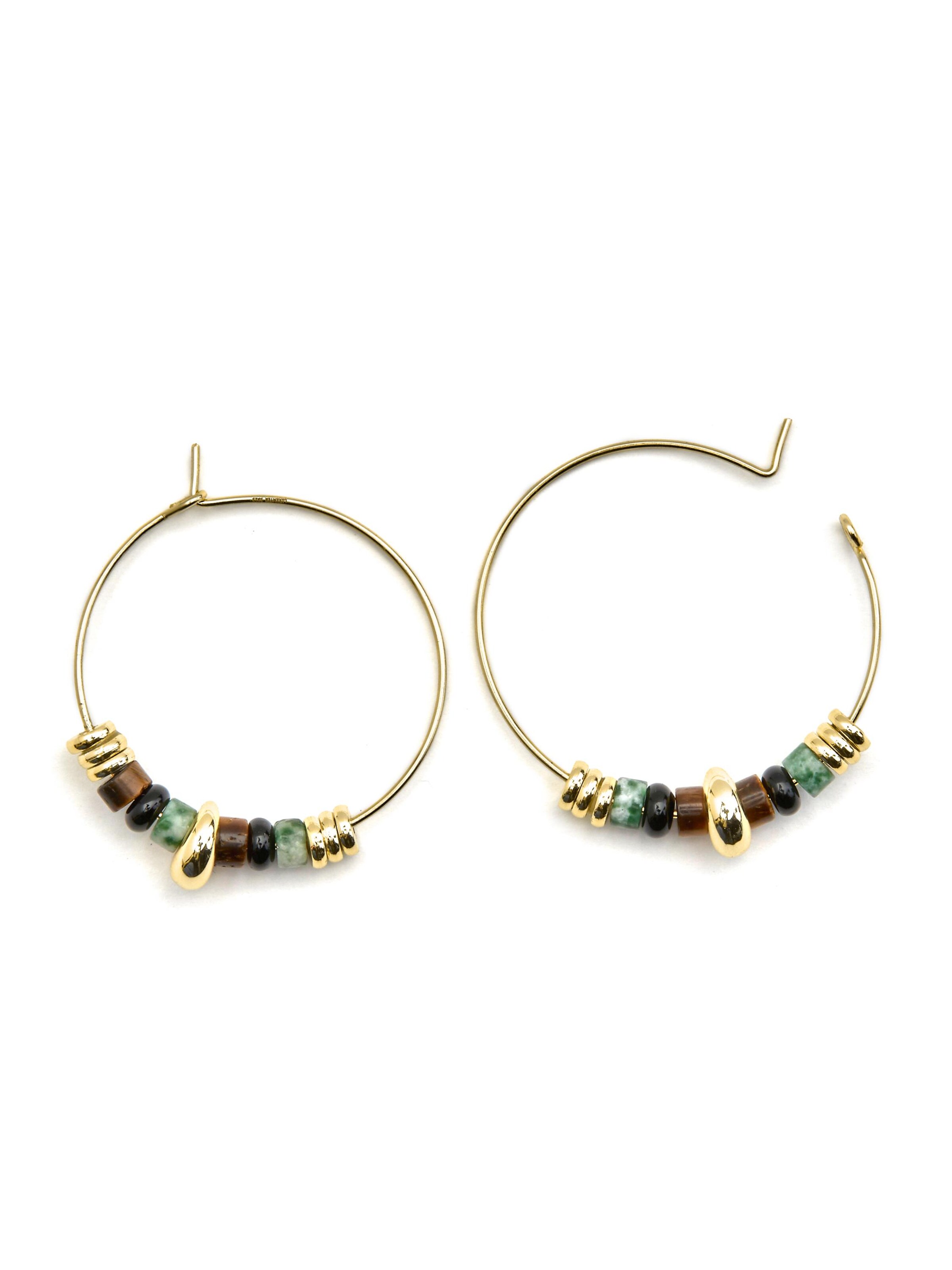 Luxenter Ohrringe 'Darkba'‌‌‌‌‌‌‌‌‌‌ in Gold