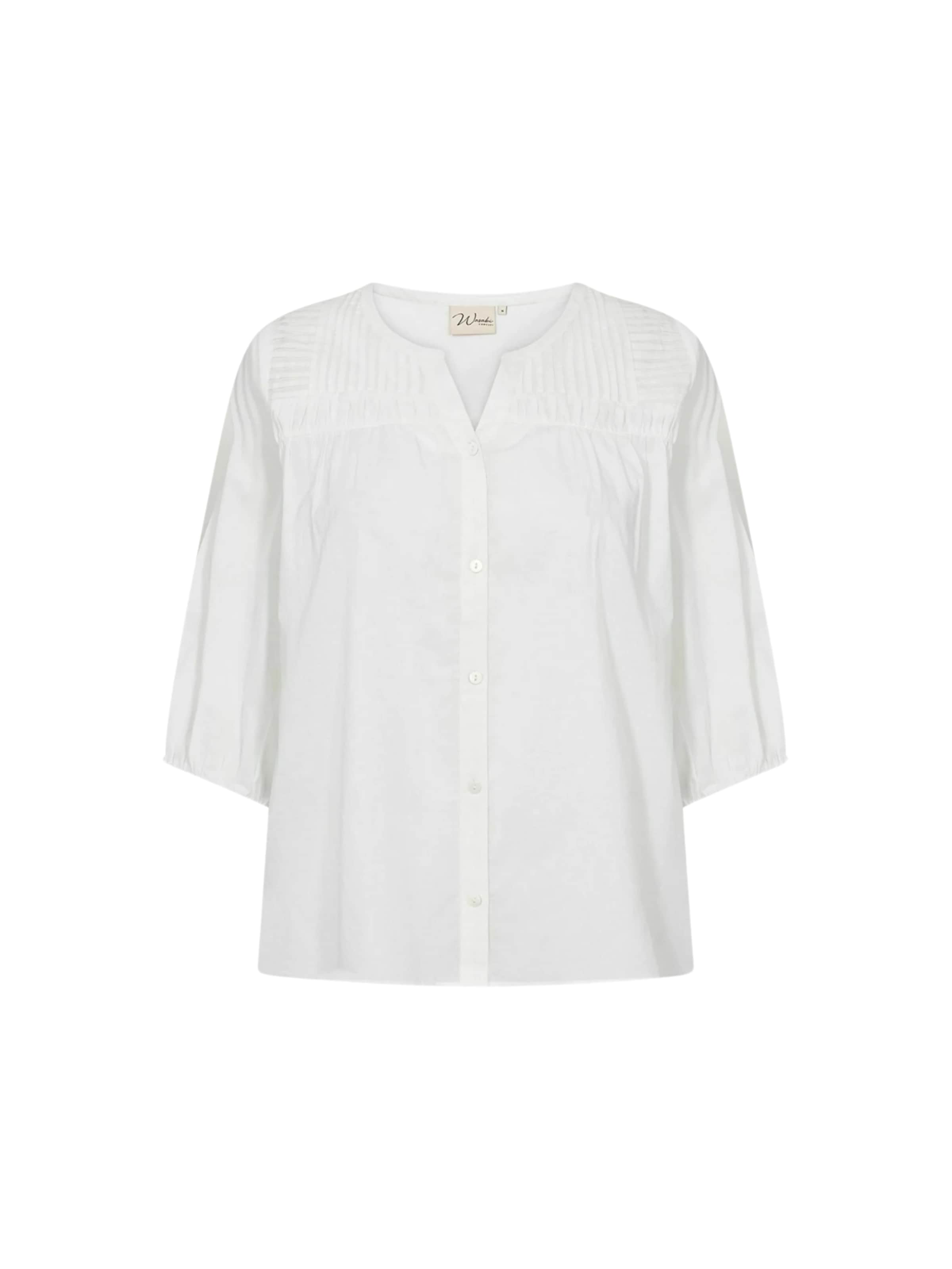 Wasabi Concept Bluse in Weiß: Vorderseite