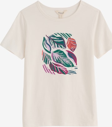 T-shirt 'Printing Ink' Seasalt Cornwall en blanc : devant