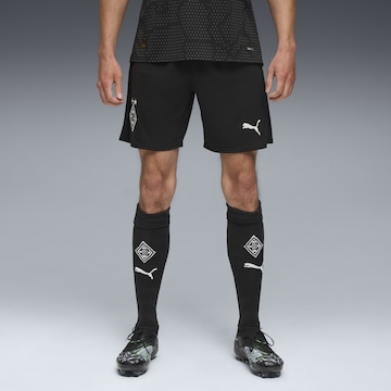 PUMA Regular Sportbroek 'Borussia Mönchengladbach 25/26' in Zwart: voorkant