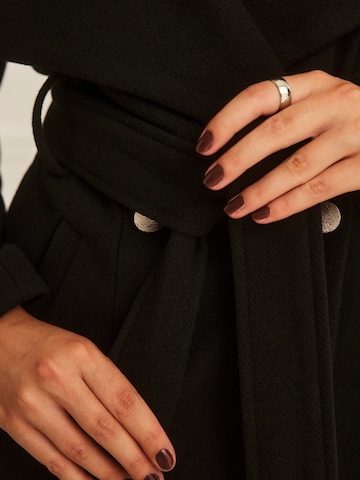 Guido Maria Kretschmer Women Ανοιξιάτικο και φθινοπωρινό παλτό 'Jannett' σε μαύρο