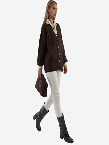 Cardigan Viorna en marron