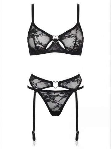 SpaLeXLine Balconette Underwear Sets 'SX1041' in Black