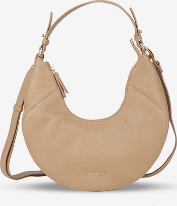 Bellicci Shoulder Bag 'Cardonna' in Beige: front