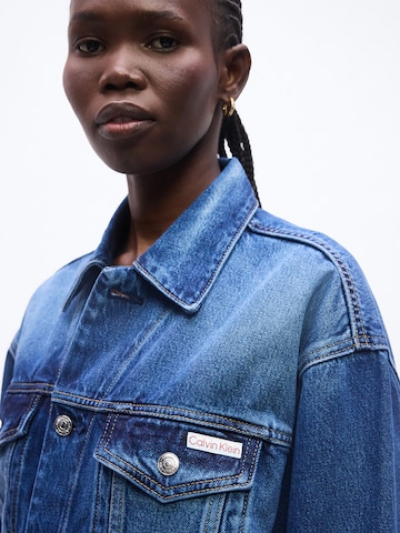 Calvin Klein Jeans Prechodná bunda '90S HORIZON' - Modrá