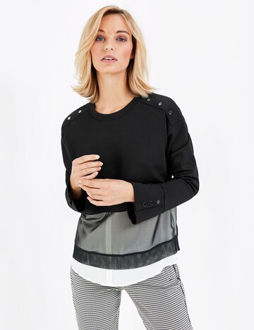 GERRY WEBER Blouse in Zwart: voorkant