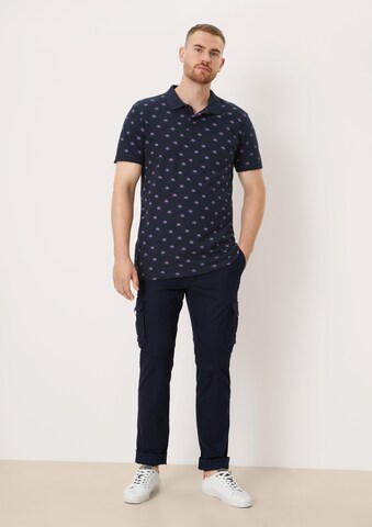 s.Oliver Men Tall Sizes Shirt in Blue