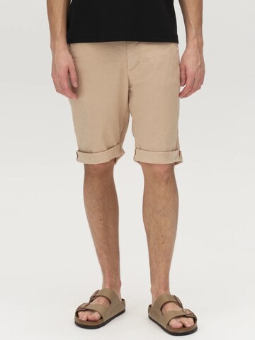 GABBA Regular Chinohousut 'Jet' värissä beige: etupuoli