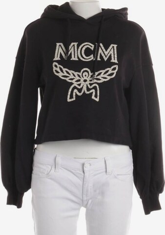 MCM Sweatshirt & Zip-Up Hoodie in S in Black: front