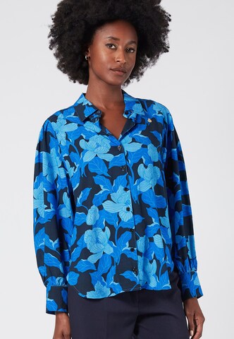 4funkyflavours Bluse in Blau: Vorderseite