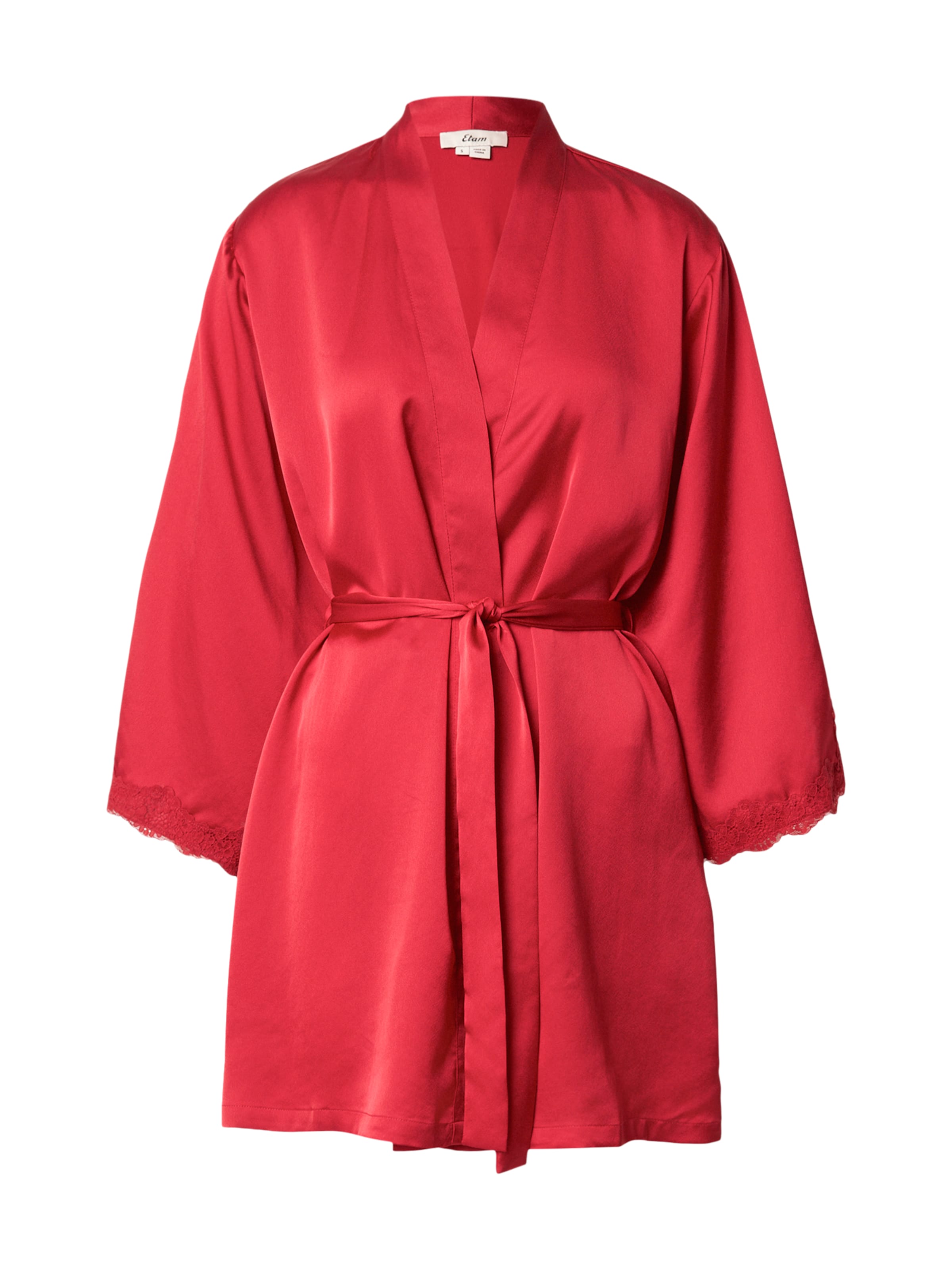 ETAMKućni ogrtač 'Baiser' - crvena boja: prednji dio