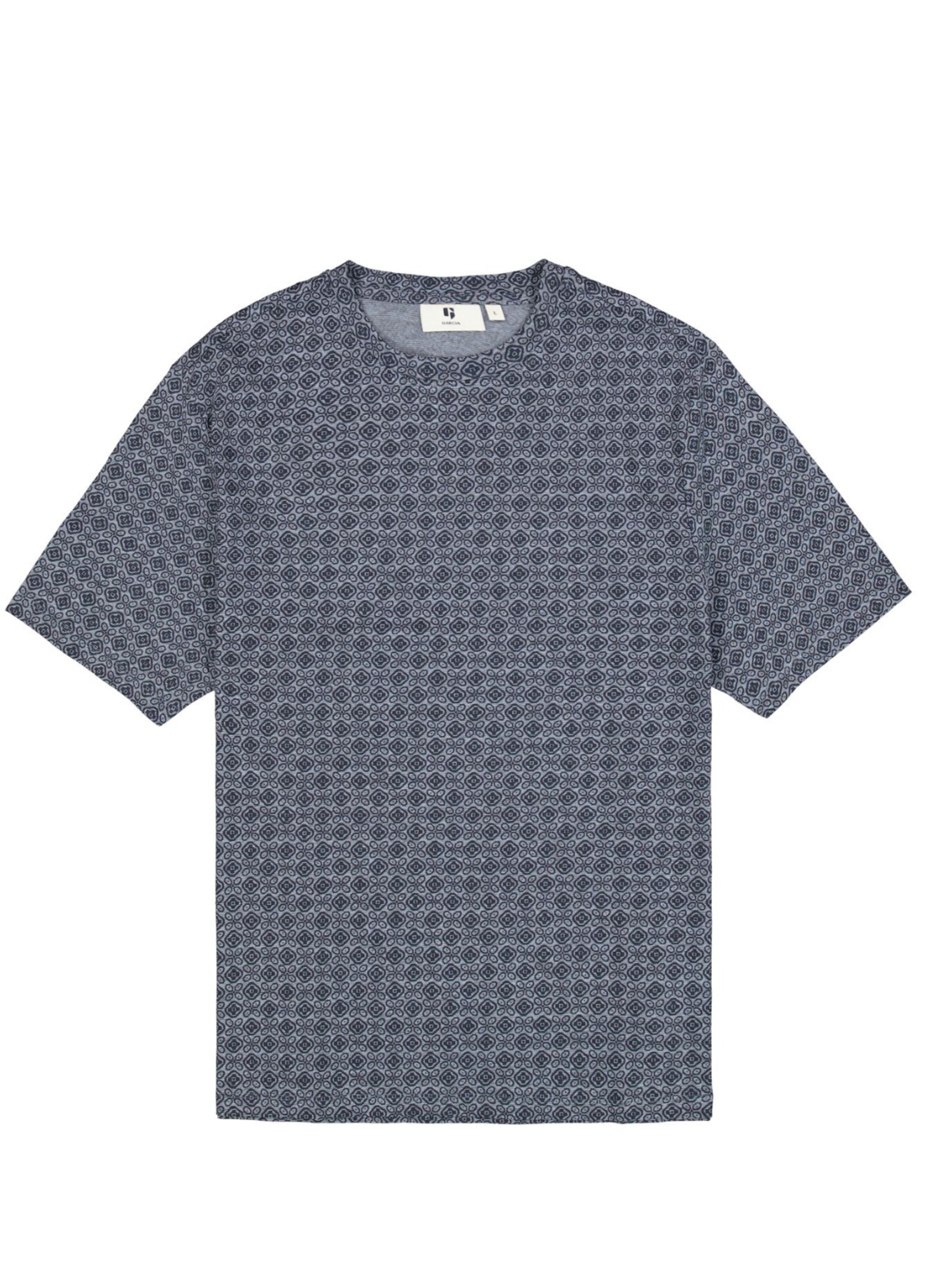 GARCIA Shirt 'Garcia - Dames t-shirt' in XXL in de kleur Marine, Productweergave