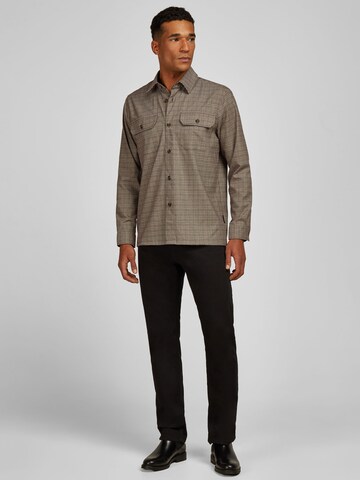Coupe regular Chemise HECHTER PARIS en marron
