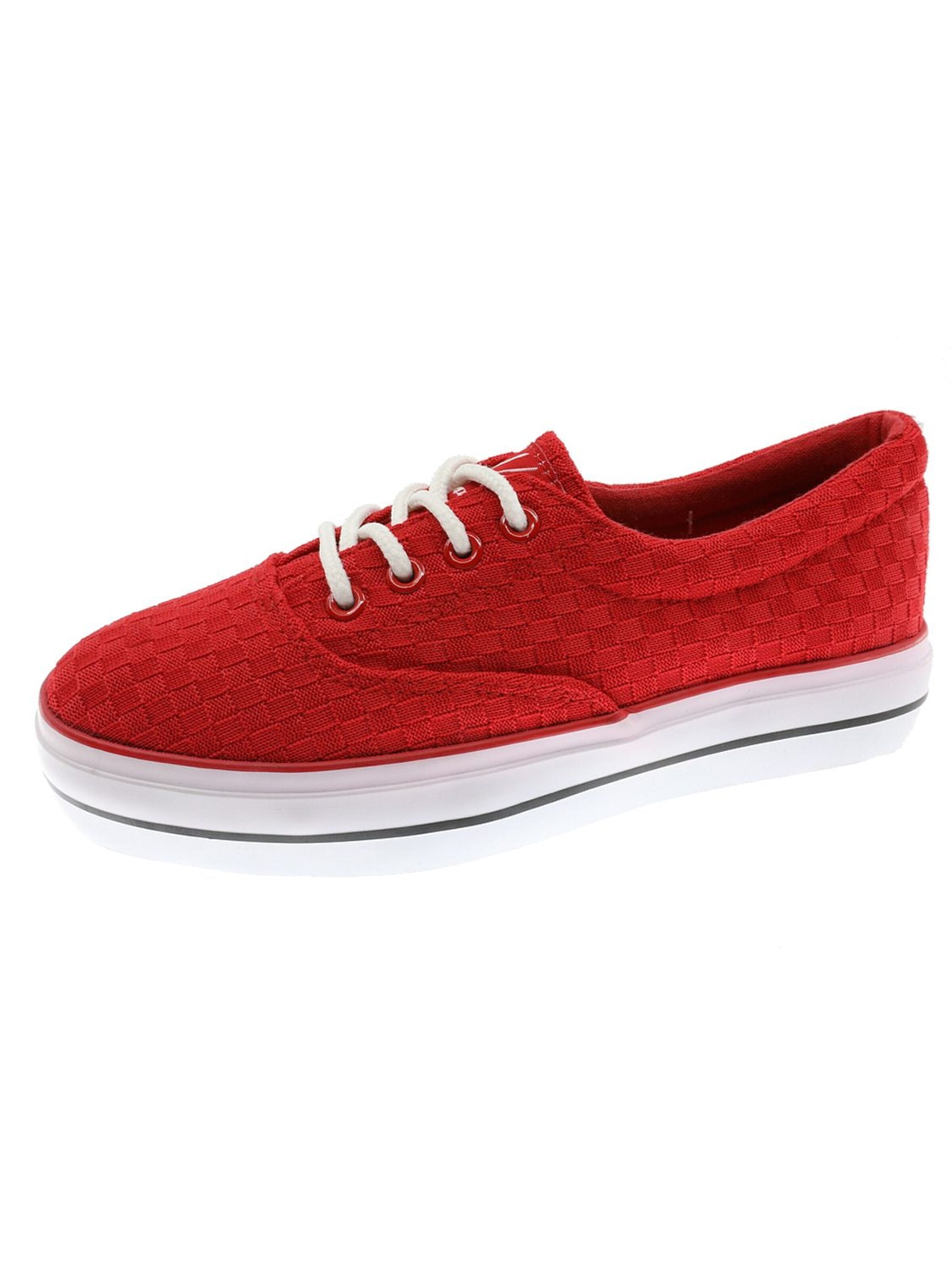 Beppi Schnürschuh 'Canvas Shoe'‌‌‌‌‌ in 36 in rot, Produktansicht