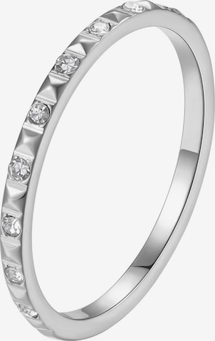 Hey Happiness Ring 'Pyramid' in Silver: front