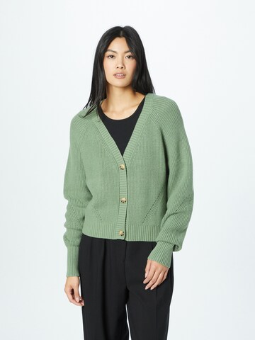 Moves Knit Cardigan 'laras' in Green: front