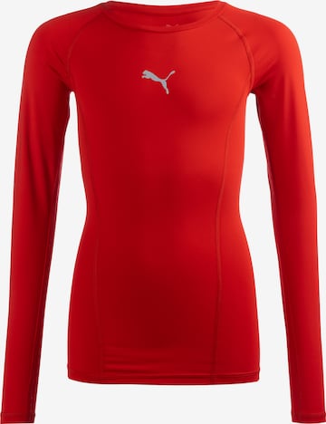 PUMA Performance Underwear in Red: front