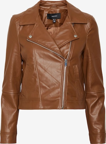 VERO MODAPrijelazna jakna 'BELLA ANNABEL' - smeđa boja: prednji dio