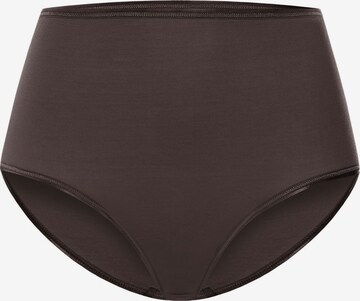 Slip ' Cotton Seamless ' Hanro en marron : devant