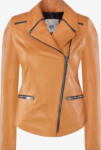 Giorgio di Mare Between-Season Jacket in Orange: front