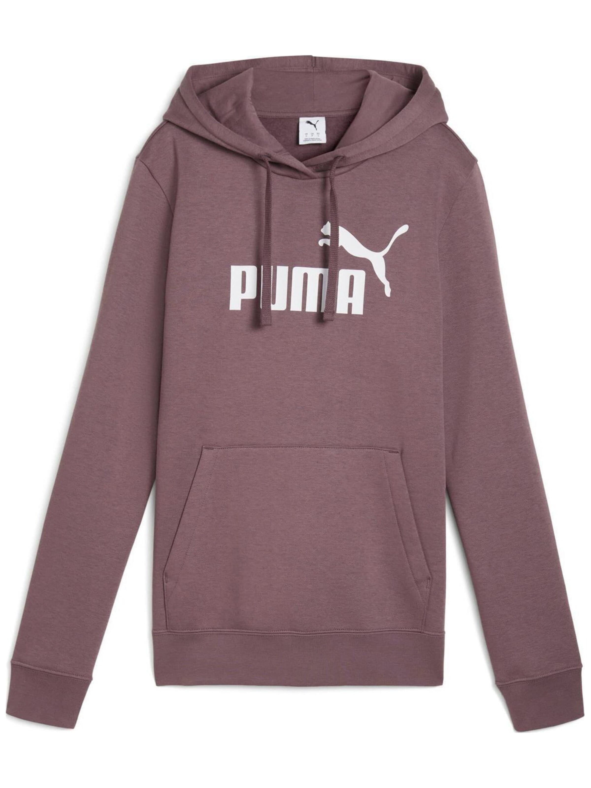 PUMA - Sudadera con cremallera 'Puma Ess No. 1 Logo Hoodie' en lila