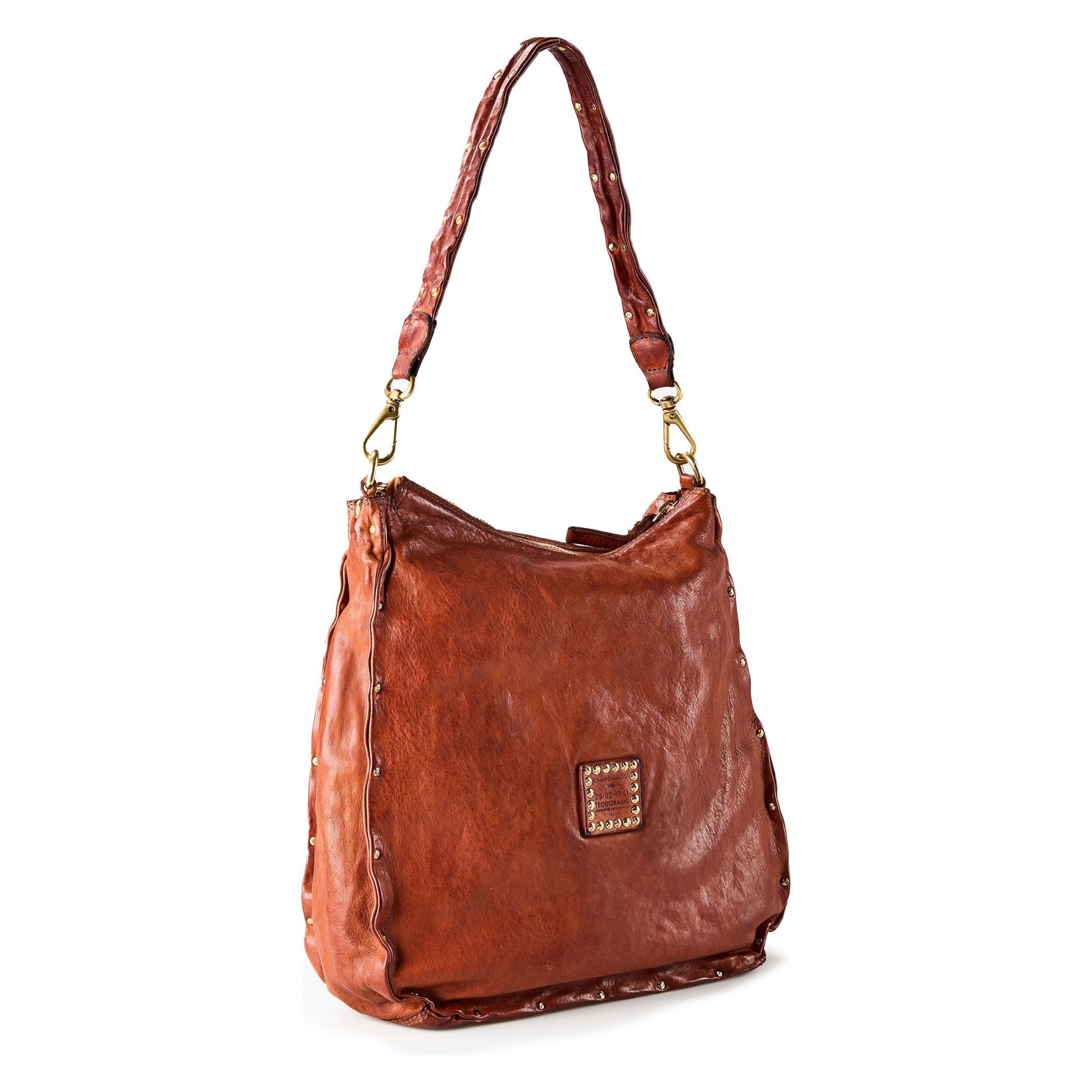 Borsa a spalla 'Siria ' di Campomaggi in marrone