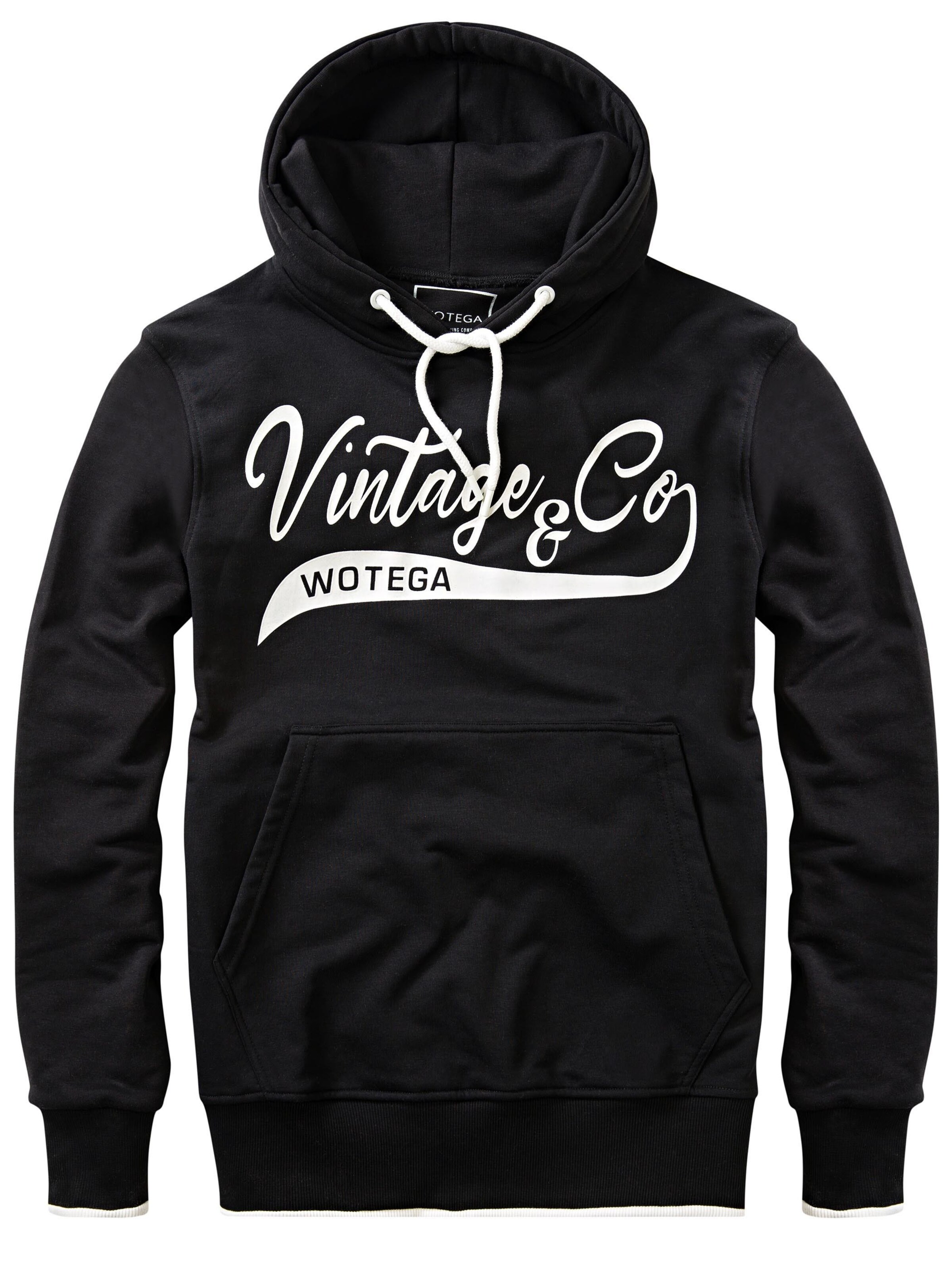 WOTEGA Sweatshirt 'WT Star' in Black