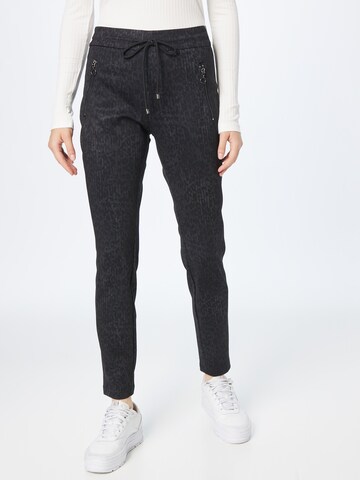 Slimfit Pantaloni 'EASY smart' di MAC in nero: frontale