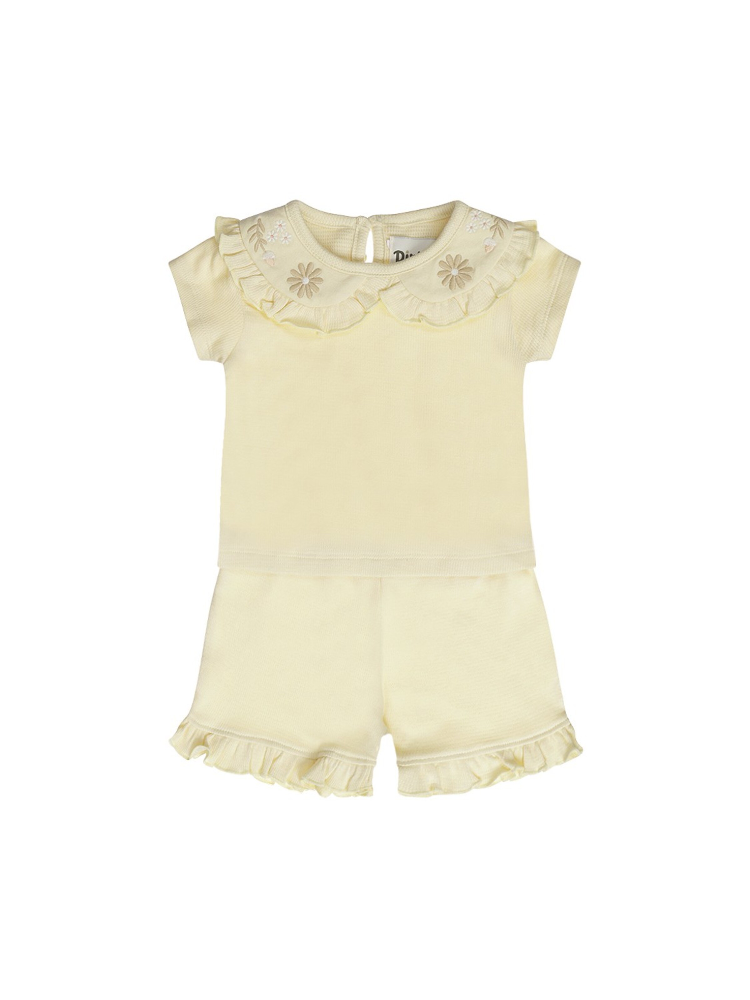 Dirkje Set '2 pc set, Top, Shorts' in Beige: voorkant