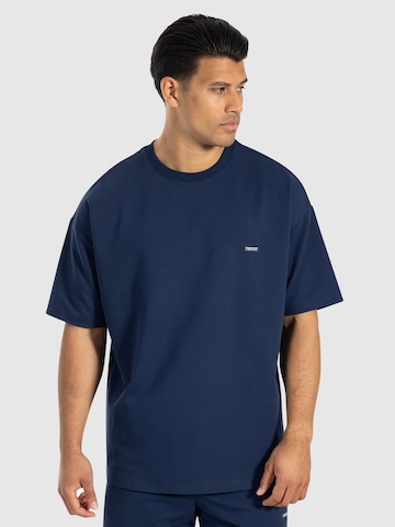 Smilodox Shirt ' Thiago ' in Blauw: voorkant